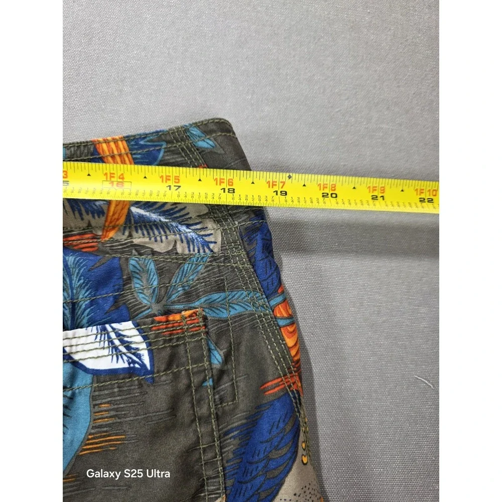 Old Navy Mens Swim Trunks Large Tropical Bird Floral Print‎